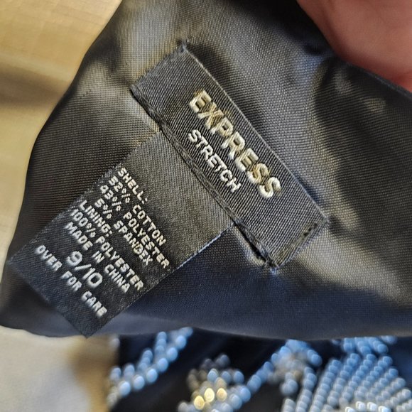 y2k McBling Glam Goth Coastal Summery Formal Pearl Beaded Cropped Halter Top - Picture 10 of 13